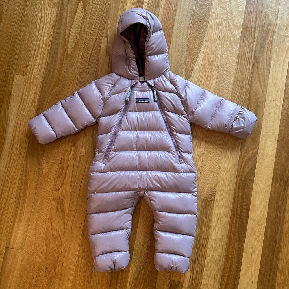 Hi-Loft Down Sweater Bunting - Infants'. Stormy Mauve